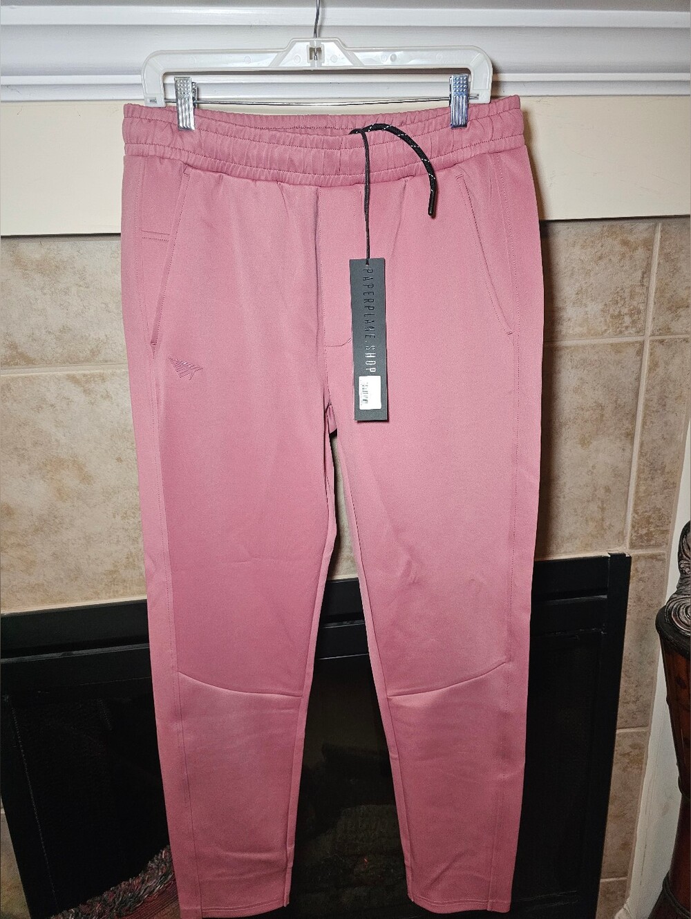 NWT. Paper PlanesTapered Fit Chromatic Jogger Pants - Rose